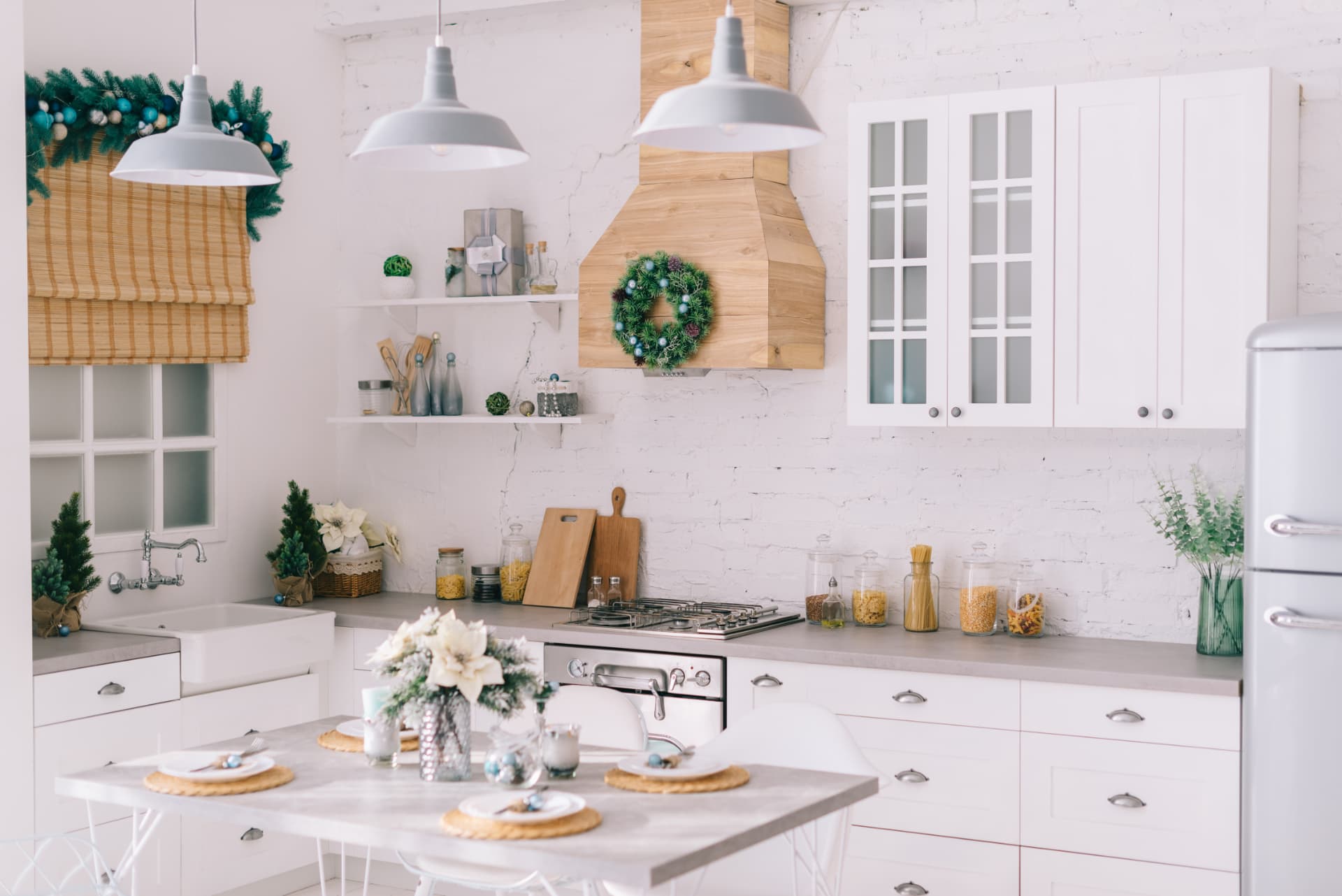 Bright, spotless Hill Country kitchen after a detailed clean